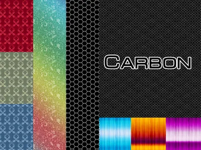 Текстуры для фотошоп - Carbon » Photoshop Styles, Стили для Фотошопа