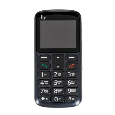 Мобильный телефон Fly FF249 Black-Grey - купить с доставкой по Украине,  Киев, Одессу по выгодной цене на сайте телефонов, смартфонов, компьютеров  Digit