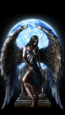 Темный ангел арт - красивые фото