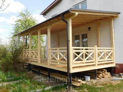 Пристроить террасу к дому - цена от 14500 рублей под ключ | В Московской  области