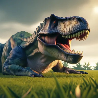 зеленый тиранозавр рекс, динозавр велоцираптор, динозавр, Форматы файлов,  презентация, тиранозавр png | PNGWing