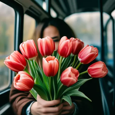 Тюльпаны в руках (122 фото) »
