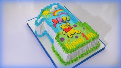 Торт для детей 601 купить по цене 850 руб. в Новосибирске - Кондитерская  'Наслаждение'