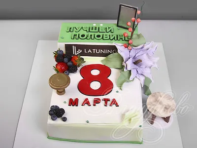 Торт на 8 Марта №1 - Exclusive Cake