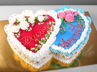 Торт на 14 февраля в виде сердца - простой рецепт с фото торта на День  Валентина | Сегодня