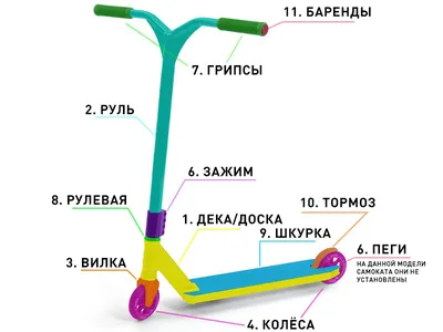 Из чего состоит трюковой самокат: FAQ по комплектующим трюкового самоката