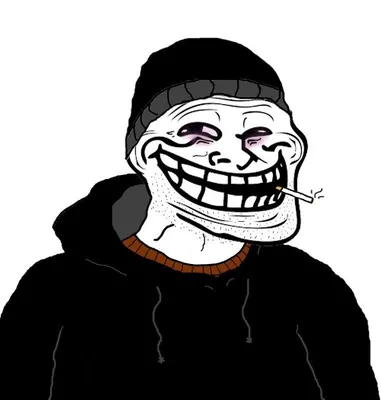 Doomer trollface | Troll face, Face