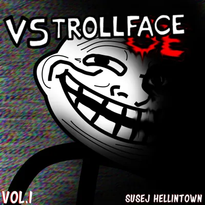 Trollface. Internet troll 3d illustration Stock Illustration | Adobe Stock