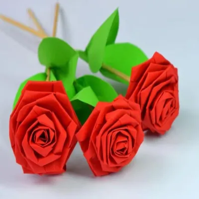 Объемные цветы из бумаги своими руками. Пошаговые инструкции + 400 фото |  Paper dahlia, Paper flower tutorial, Paper flowers
