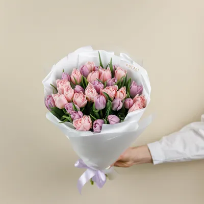 Купить букет цветов из тюльпанов и гиацинтов на 8 марта в Кемерове