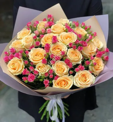 Букет из 15 красных и белых роз Эквадор» - купить в Москве за 3 960 руб