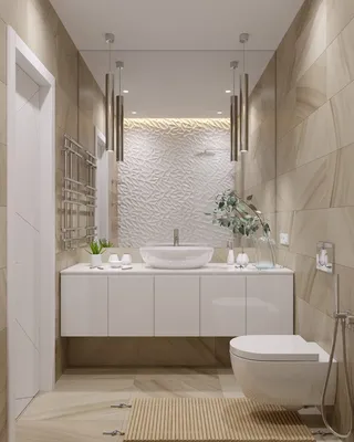 Дизайн-проект туалета 2,34 кв.м (коллекция Винтаж Вуд)