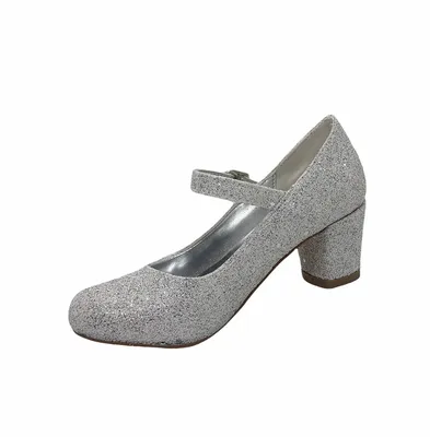 Туфли для девочки, цвет серебристый , на ремешке купить в Тюмени | CHOOSE -  магазин детской обуви