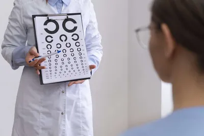 Проверка остроты зрения у окулиста: таблицы в кабинете офтальмолога