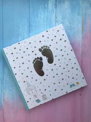 Детский альбом для мальчика: первый год малыша - Креативный скрапбукинг