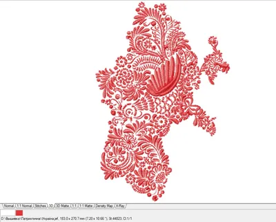 Помогите создать дизайн машинной вышивки