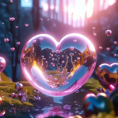 Розовое декоративное зеркало в форме сердца — купить в Москве в  интернет-магазине ROSESTAR, цена 5 700 ₽