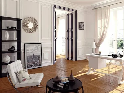 Французский шик в интерьере ❤️ Современные гостиные, кухня, столовая,  ванная во французском стиле