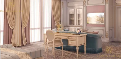 Рабочий кабинет во французском стиле: фото дизайна интерьера кабинета в стиле  французский — купить подходящие предметы мебели и декора по низким ценам.