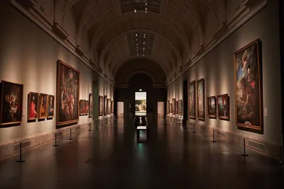 художественная галерея с картинами которые вы видите в музее, открыть  картинную галерею фон картинки и Фото для бесплатной загрузки
