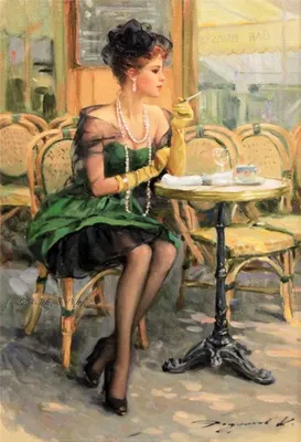 Скачать обои двое, столик в кафе, картина из жизни, two, a table in a cafe  разрешение 1920x1200 #45346