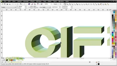 3d в CorelDRAW. 3 способа имитации объема - YouTube