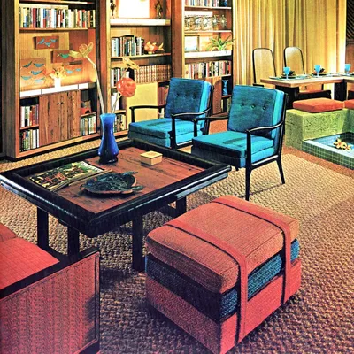 Мебель в стиле 60-х годов - фото-идеи, советы в блоге об интерьере и  дизайне BestMebelik.ru