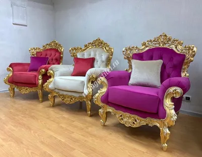Кресло \"King\" в стиле Барокко - купить мебель для салона красоты у  производителя