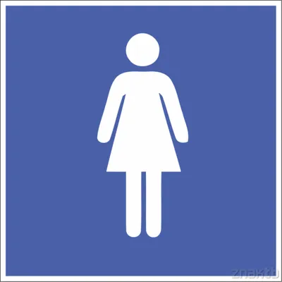 Табличка на туалет 15х15 см (код 90812) | Компания FoxPrint