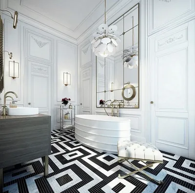 Белая ванная - это не скучно. Как сделать белую ванную комнату стильной и  эффектной - Декорри