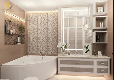 Современный дизайн интерьера ванной комнаты, санузла. Ремонт ванной,  санузла, туалета фото - Дизайн интерьера Уфа | Дизайнер интерьера цены