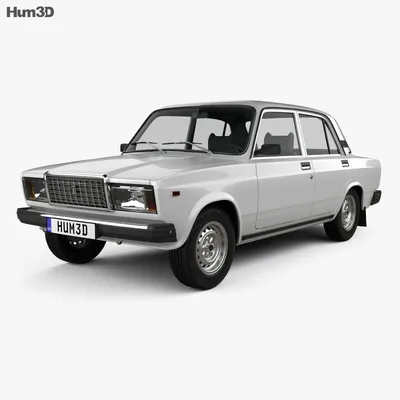 ВАЗ-2107 Жигули 2014 3D model - Скачать Автомобили на 3DModels.org