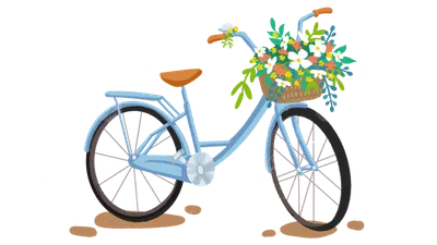 Декоративный велосипед для цветов (53-656R) Цена 7 500 руб.