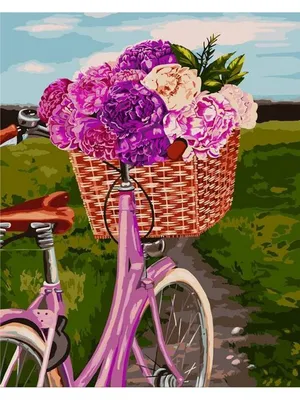 Открытка “Велосипед с цветами” – PapMam.FM