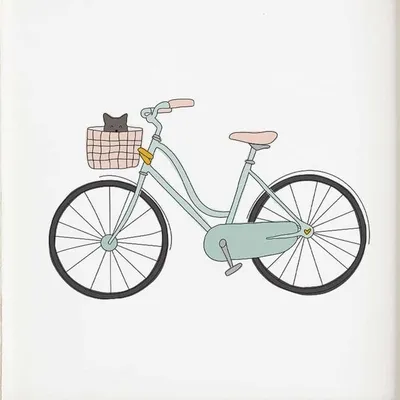 Велосипед рисунок простой (23 фото) » Рисунки для срисовки и не только