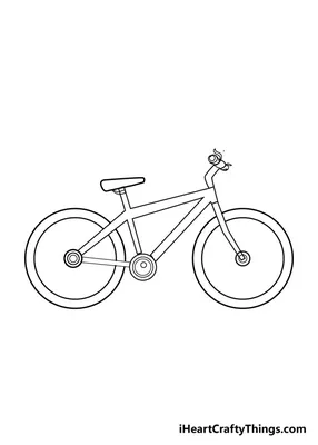 Велосипед для срисовки - 47 фото