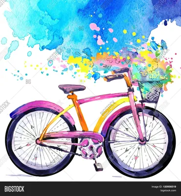 Велосипед рисунок карандашом - 52 фото