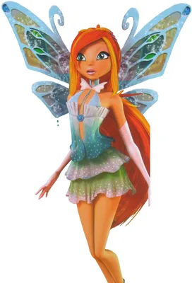 Шарнирная кукла 'Блум - Сила Беливикс' (Bloom Believix Power), из серии  'Делюкс', Winx Club, Jakks Pacific [66422]