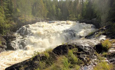 Водопады Белые мосты (Юканкоски) (2020)