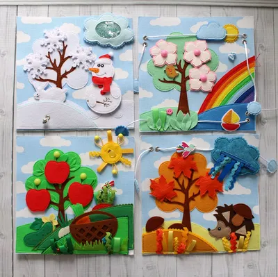 Картинка времена года для детей в виде часов | Preschool activities, Kids  art class, Preschool classroom decor