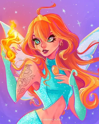 Винкс Клуб | Winx Club | Милые рисунки, Рисунки девушки, Рисунки фей