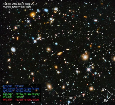 NASA и ESA представили новое изображение Вселенной