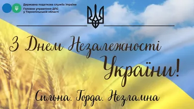 Привітання з Днем Незалежності України! | Державна служба морського і  внутрішнього водного транспорту та судноплавства України