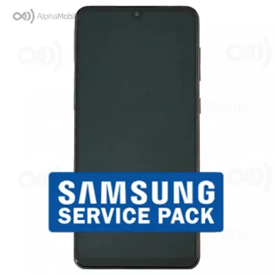 Дисплей за Samsung Galaxy A33 5G ( 2022 ) / A336, SM-A336B / awesome black,  черен / P/N: GH82-28143A, GH82-28144A, оригинал с рамка