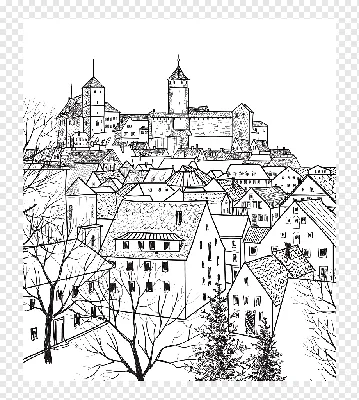 Замок в готическом стиле рисунок (50 фото) - красивые картинки и HD фото