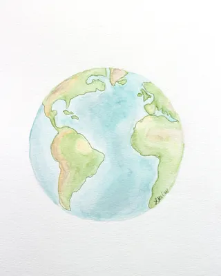 Планета земля рисунок для детей - 66 фото