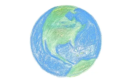 абстрактная планета Земля как линия, нарисованная на белом Иллюстрация  вектора - иллюстрации насчитывающей диск, чертеж: 232219315