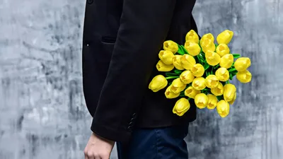 Artflower.kz | Букет из желтых тюльпанов - Купить с доставкой в Алматы по  лучшей цене