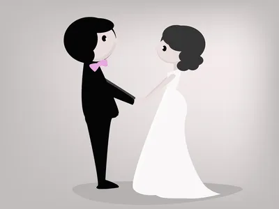 Вафельная картинка жених и невеста