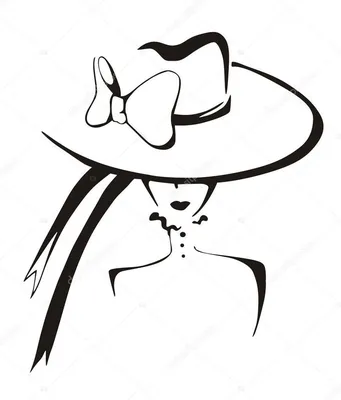 Дизайн спины девушки в шляпе PNG , шляпа, девушка, Вид сзади PNG рисунок  для бесплатной загрузки